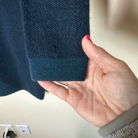 VINCE Cashmere Wool Colorblock Knit Dress Womens Size XS Oversized Luxe Capsule - Picture 4 of 9